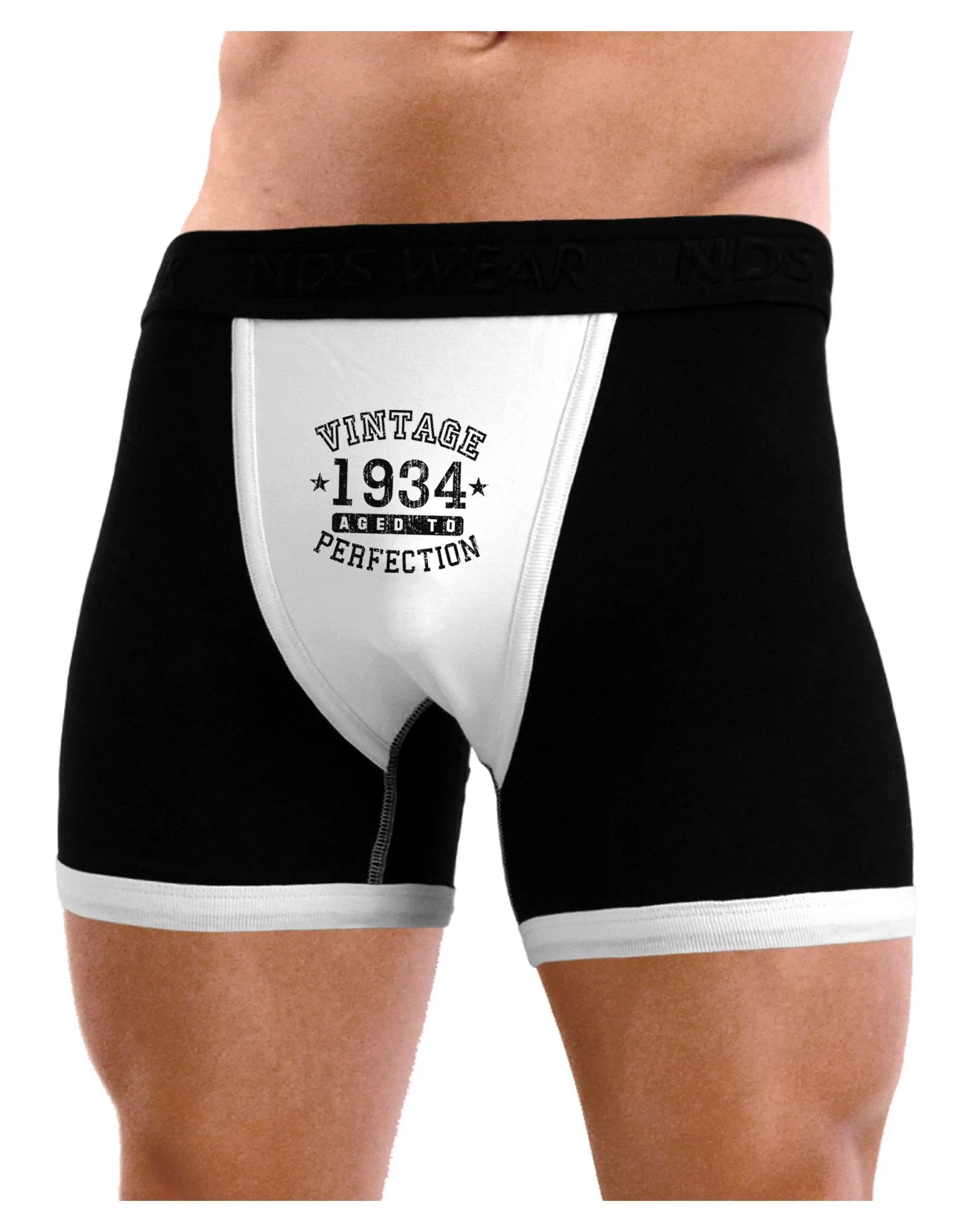 Vintage Birth Year 1934 Mens Boxer Brief Underwear