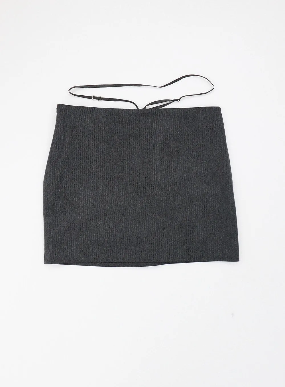 Waist Strap Mini Skirt CF309