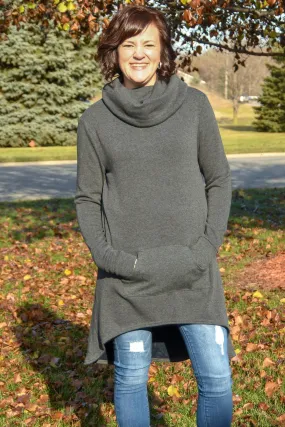 !!!Warehouse Moving Sale!!! Fur Lined Sweatshirt Tunic- NO MAP!!