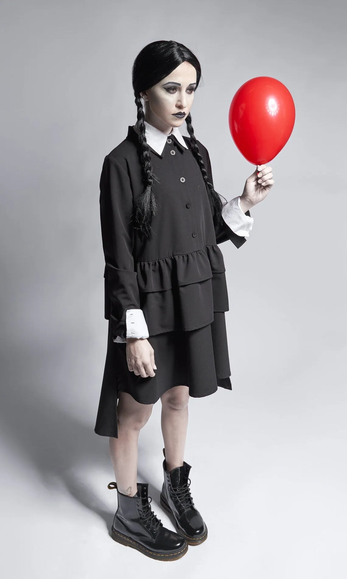 Wednesday Addams Shirt Dress