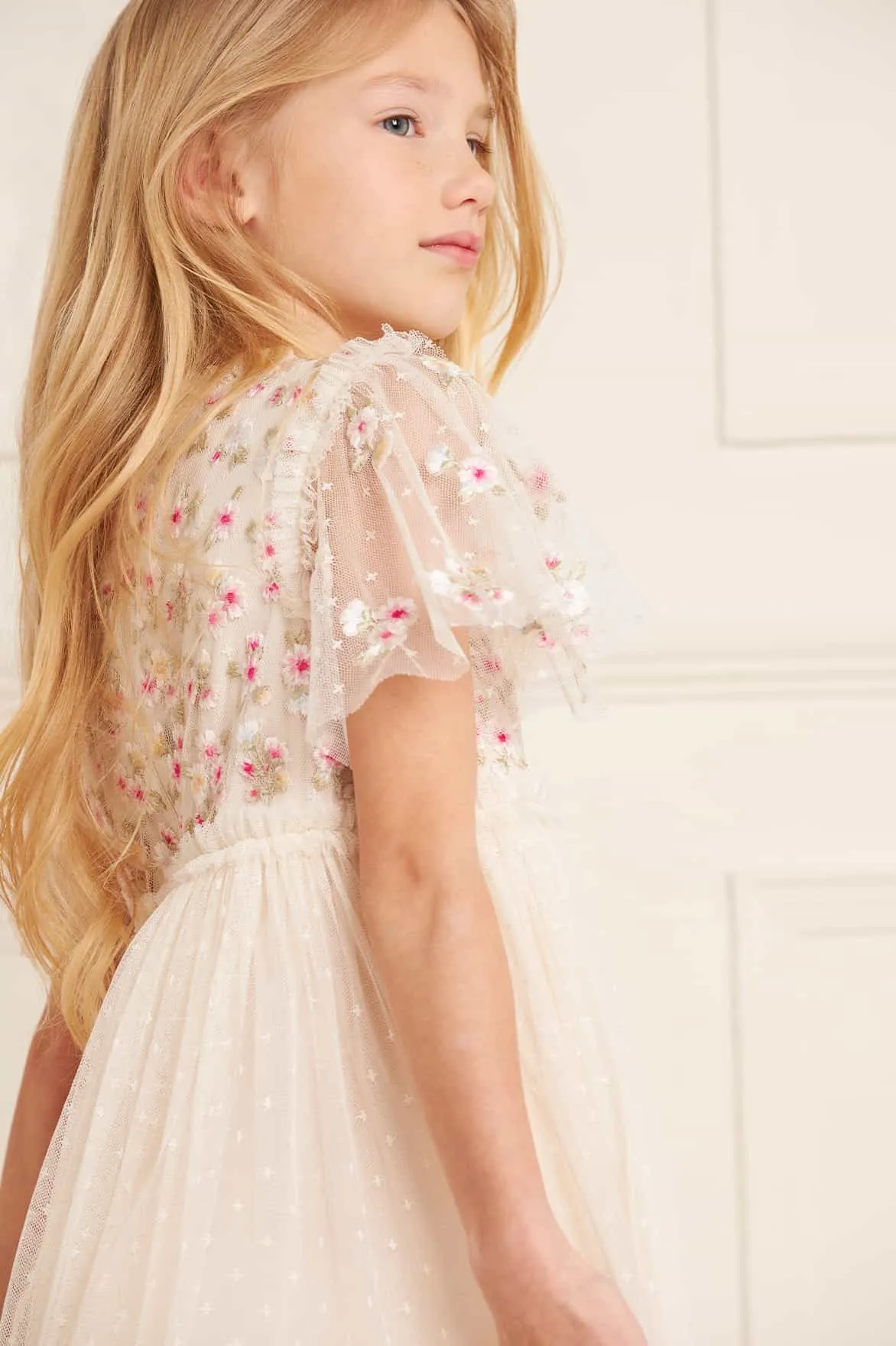 Wildflower Ditsy Bodice Kids Dress