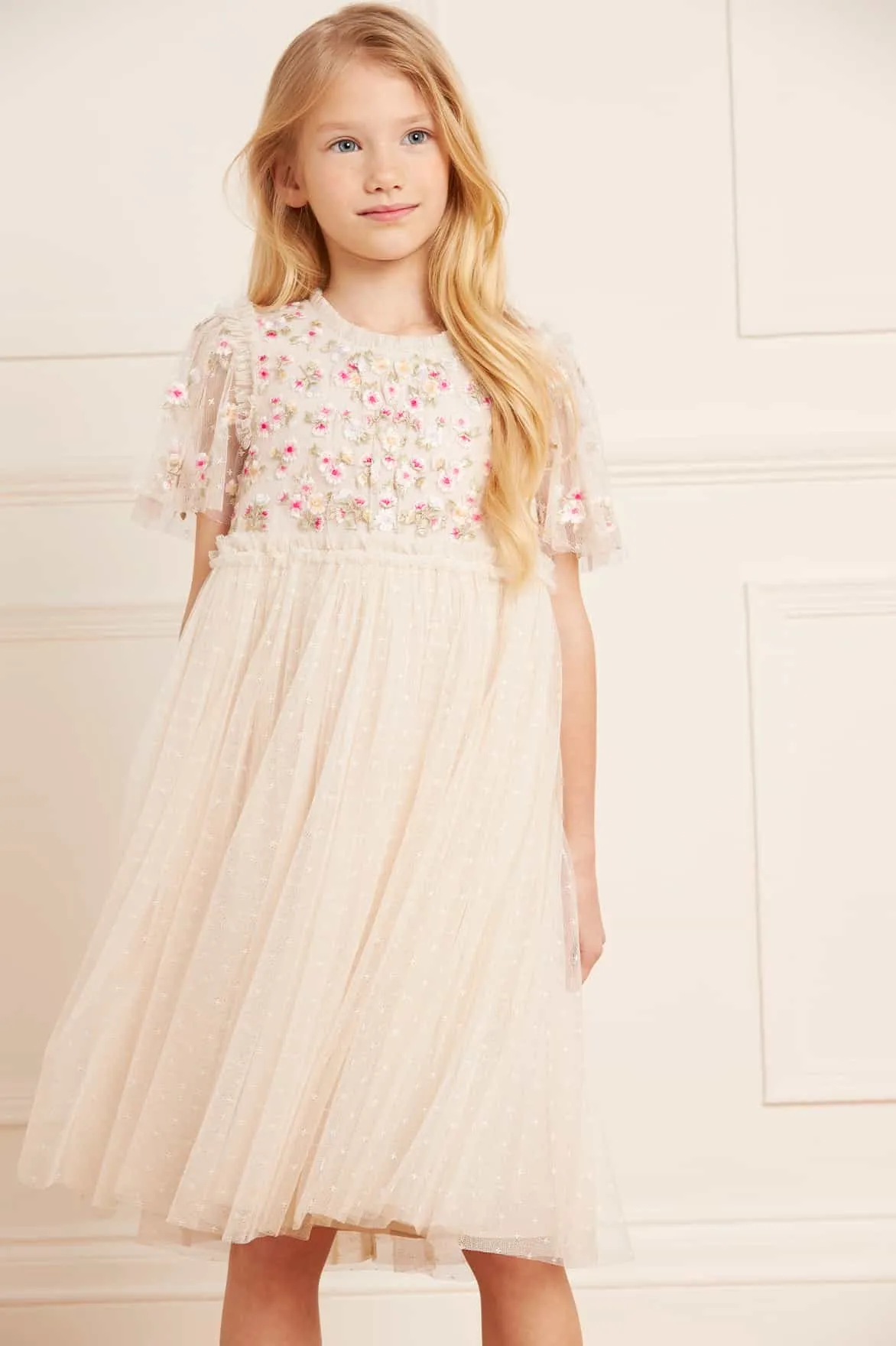 Wildflower Ditsy Bodice Kids Dress