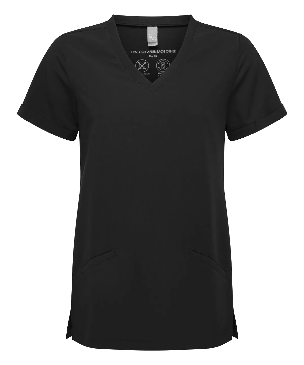 Womens Invincible Onna-stretch tunic | Black