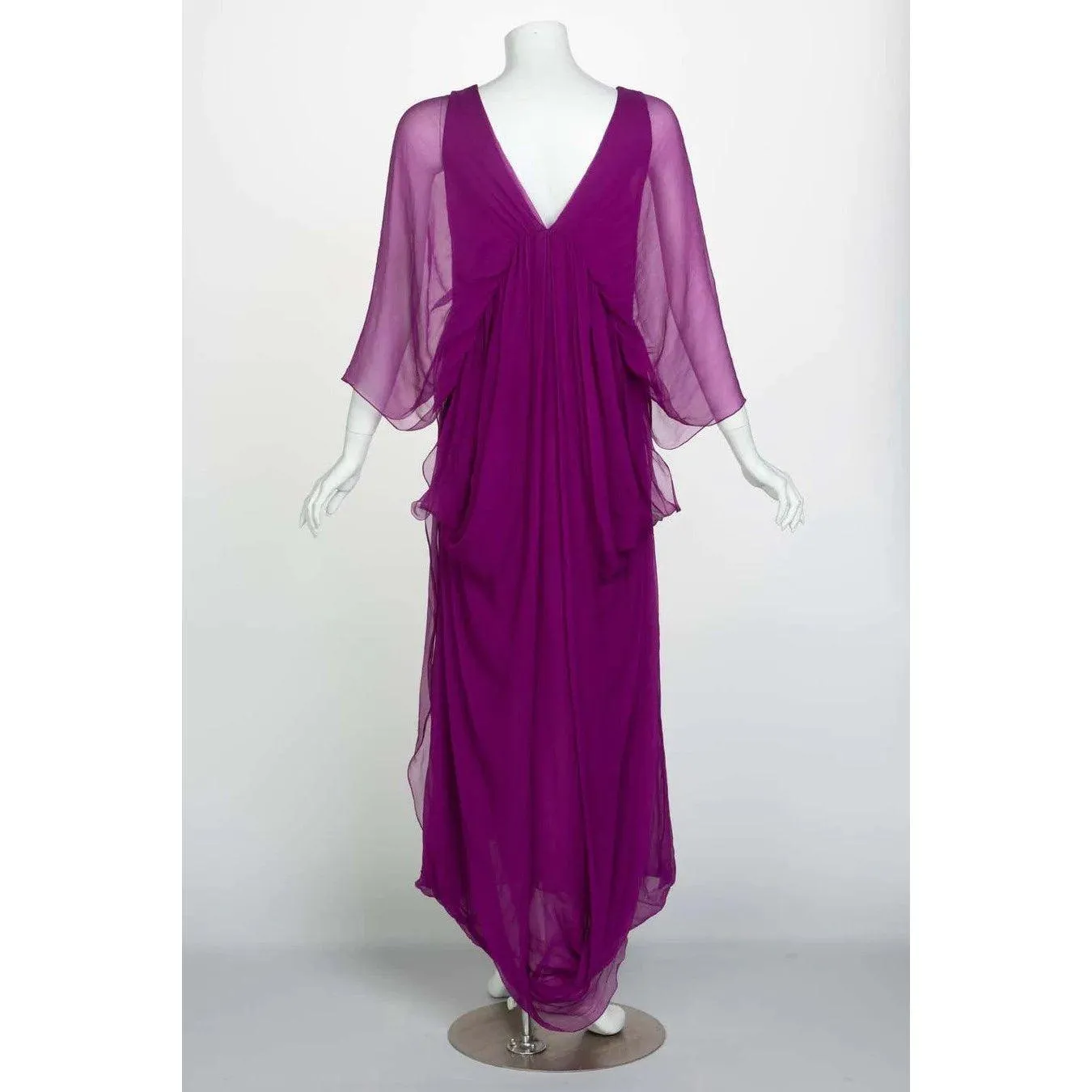 Yves Saint Laurent Soir Chiffon Evening Dress | FR 36