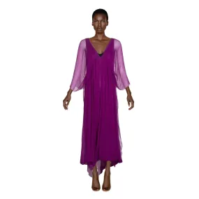 Yves Saint Laurent Soir Chiffon Evening Dress | FR 36