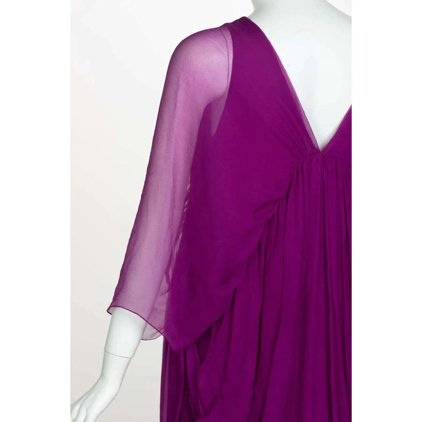 Yves Saint Laurent Soir Chiffon Evening Dress | FR 36